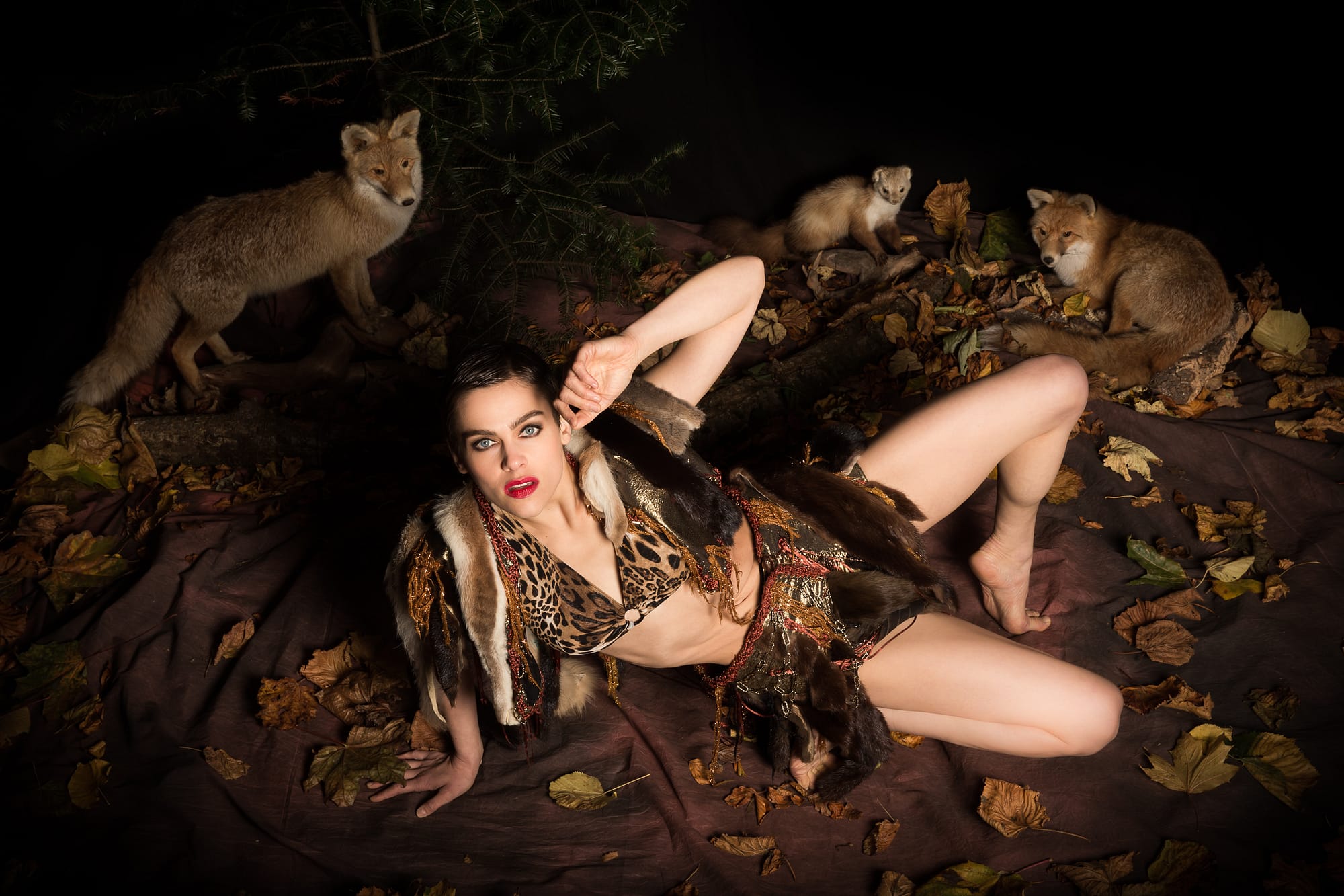 Nina Burri Foxy Lady Shoot @ CHAMBRE NOIRE Studio, Fribourg, 30.10.2013