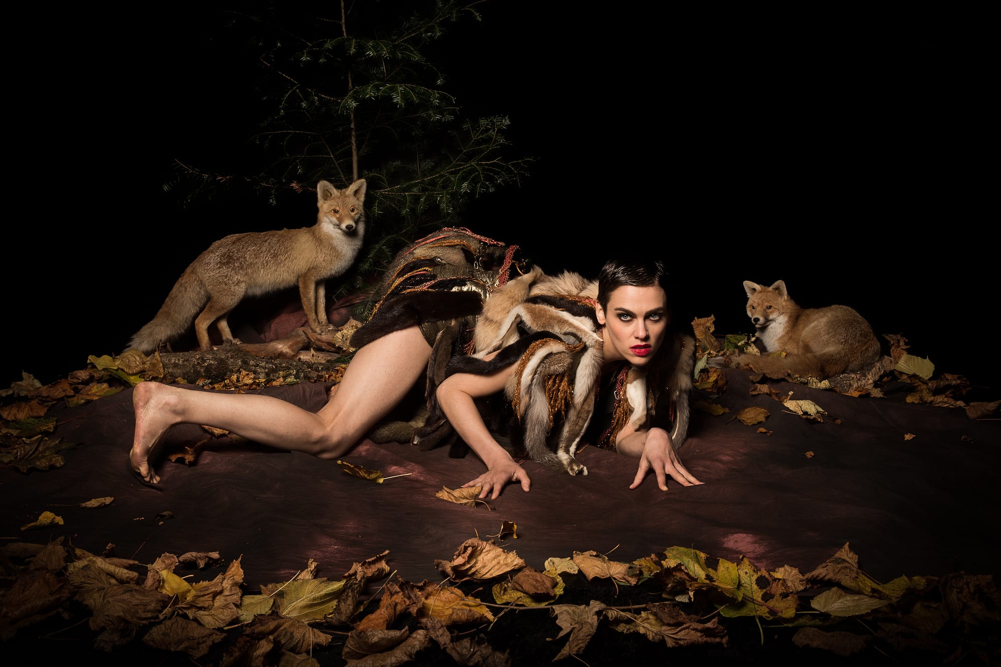 Nina Burri Foxy Lady Shoot @ CHAMBRE NOIRE Studio, Fribourg, 30.10.2013