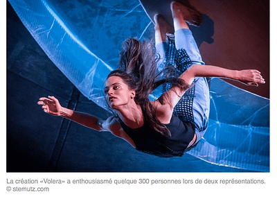 Publication d'image de Nicole Morel, fête de la Danse dans La Liberté online, 12.05.2015