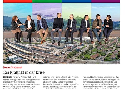 Staatsrat Freiburg by STEMUTZ - Artikel Freiburger Nachrichten 03.01.2022