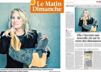 Portrait of Arlette-Elsa Emch, Le Matin Dimanche, 19.01.2014