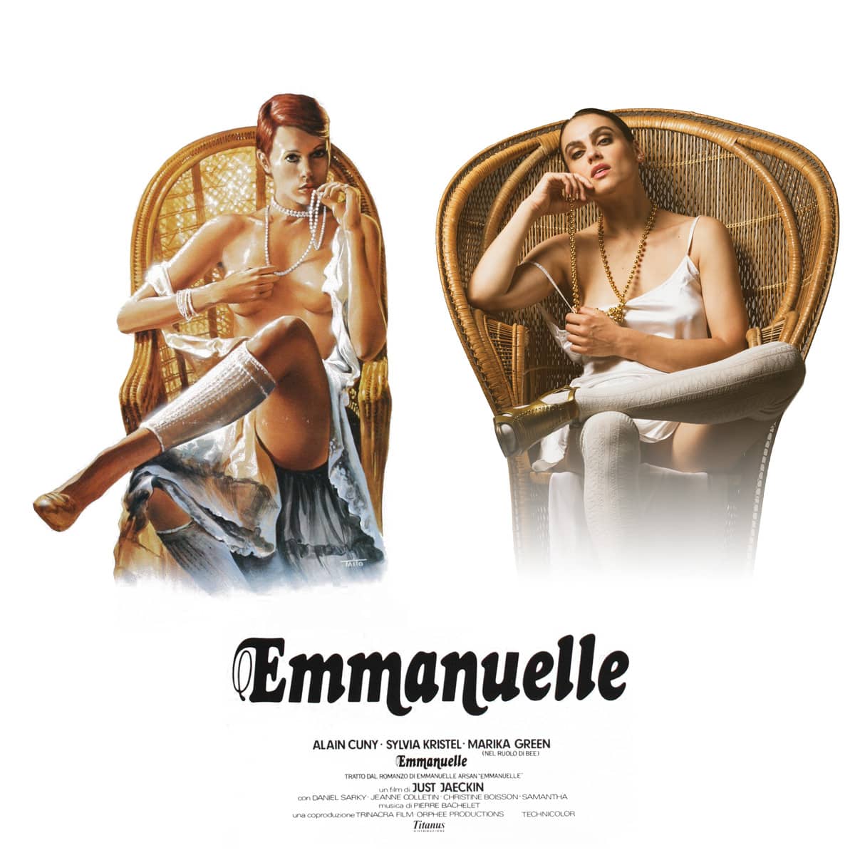 Nina Burri Emmanuelle Poster Remake by STEMUTZ