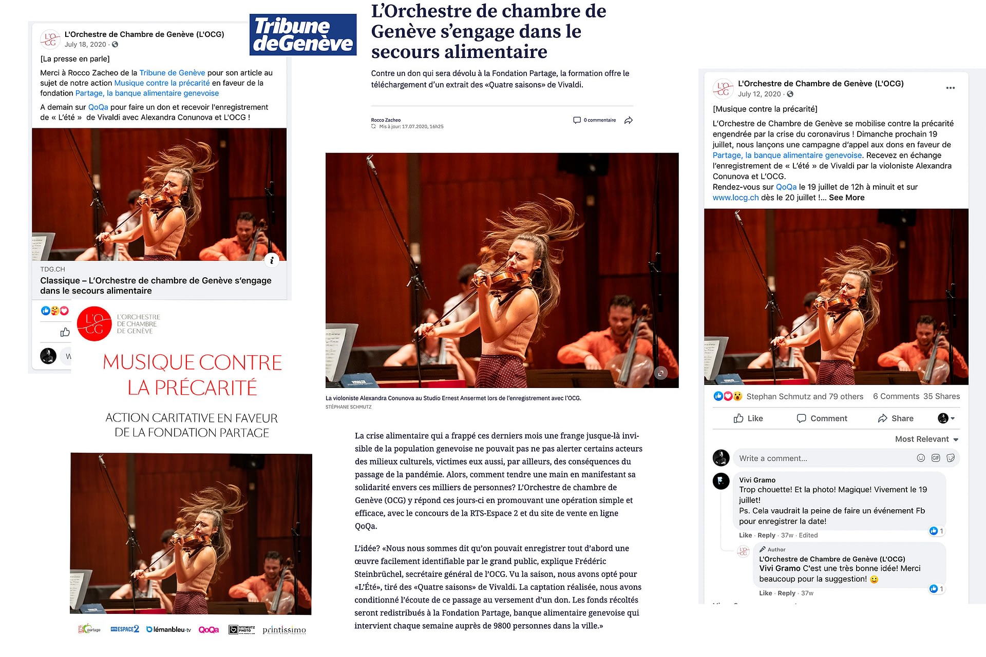 Publications, Presse, Médias sociaux,L'OCG avec Alexandra Conunova by STEMUTZ, Studio Ansermet, 01.07.2020
