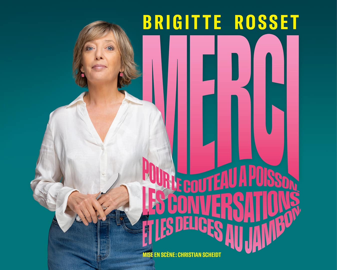 Brigitte Rosset Affiche MERCI photo by photographe STEMUTZ Studio photo bluefactory Fribourg