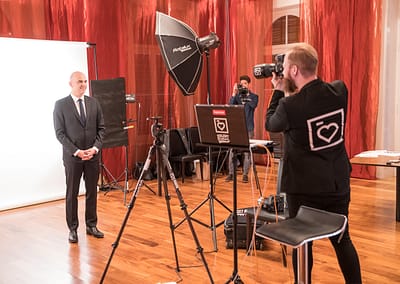 Making-Of ... BUNDESART - La photo officielle du Conseil Fédéral par STEMUTZ Bundesratsfoto