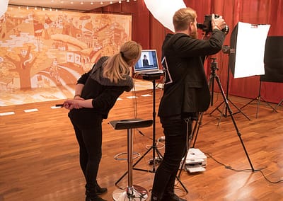 Making-Of ... BUNDESART - La photo officielle du Conseil Fédéral par STEMUTZ Bundesratsfoto