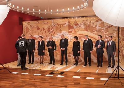 Making-Of ... BUNDESART - La photo officielle du Conseil Fédéral par STEMUTZ Bundesratsfoto