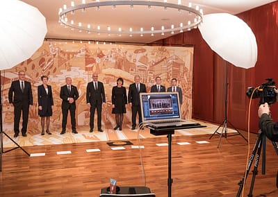 Making-Of ... BUNDESART - La photo officielle du Conseil Fédéral par STEMUTZ Bundesratsfoto
